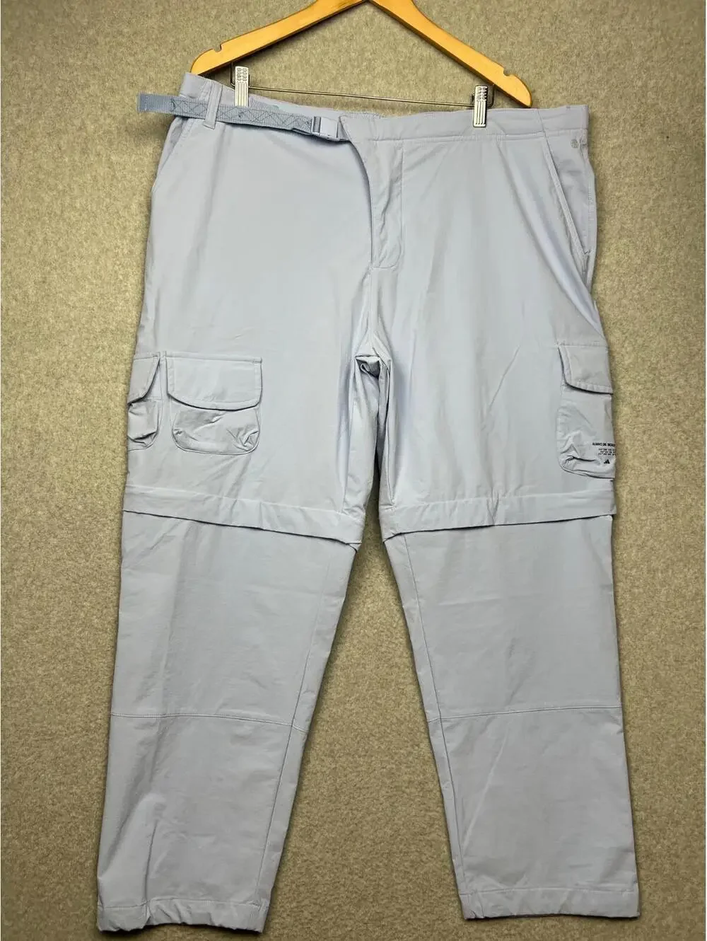 Adidas Men's Adicross Zip-Off Golf Pants Size XXL Convertible short Lightweight